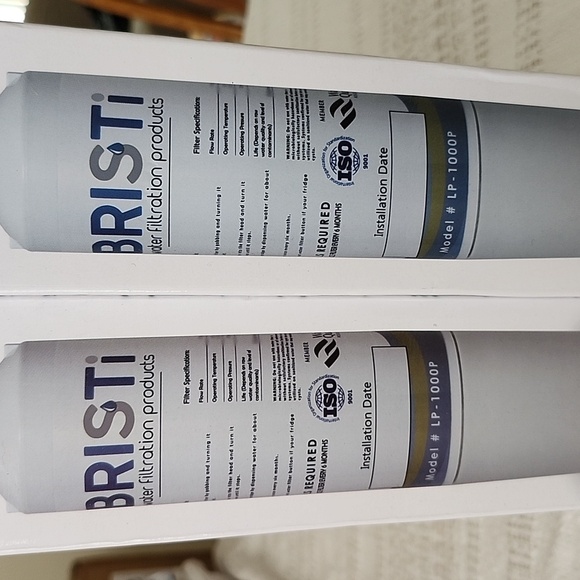2 Pack Bristi Refrigerator Water Filter LP-1000P - Picture 3 of 8